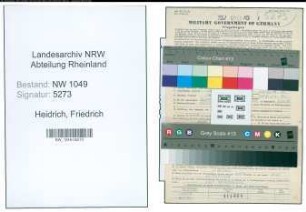 Entnazifizierung Friedrich Heidrich , geb. 26.10.1922 ()