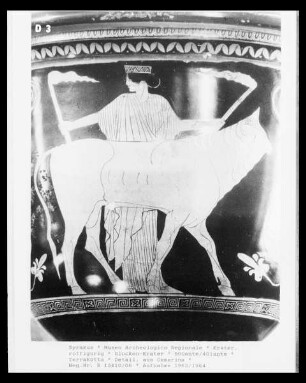 Krater, rotfigurig