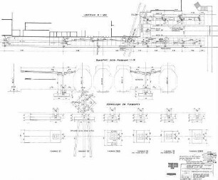 Ulm Hbf: Empfangsgebäude Bst-Überdachung Bst.1+1a STA,Dach,Stiele (Übersicht)