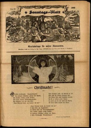 Ausgabe vom Sonntag, den 21. Dezember 1902.