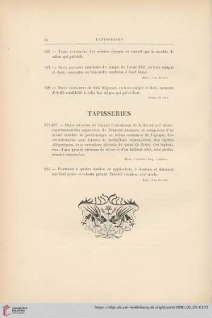 Tapisseries (Nr. 621 - 623)