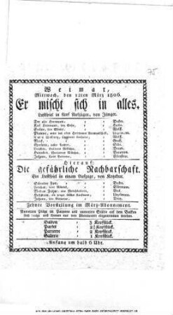Die gefährliche Nachbarschaft