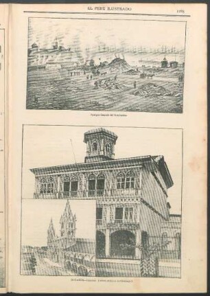 [Vista de] Ecuador - Catedral y otros edificios de Guayaquil.