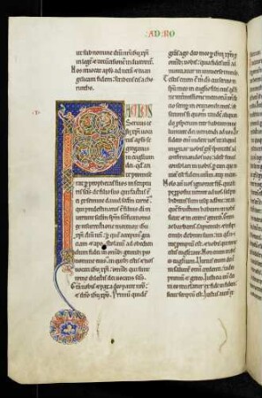 Zierinitiale: P(aulus servus), Zierschrift