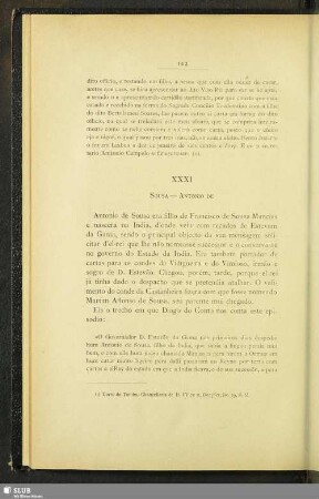 XXXI Sousa-Antonio De