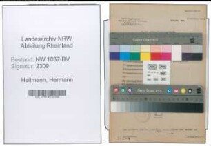Entnazifizierung Hermann Heitmann , geb. 20.05.1894 (Steuerinspektor)