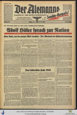 31.01.1939 (Sonder-Ausgabe)