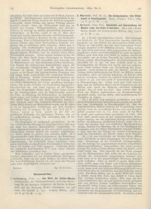 147-149 [Rezension] Hodenberg, Frh. von, DasWerk der Heiden-Mission