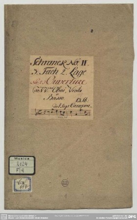 Aréthuse. Excerpts - Mus.2124-F-9 : strings, bc, woodwinds