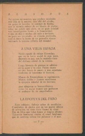 A una vieja espada