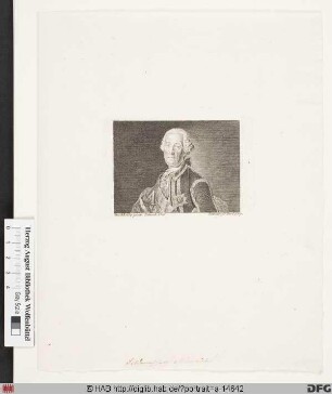 Bildnis Burchard Christoph von Münnich (1728 Graf)