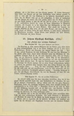 10. Johann Christoph Gottsched. (1730.)