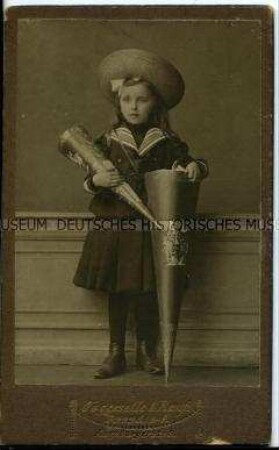 Erinnerungsfoto an die Einschulung, Carte de Visite