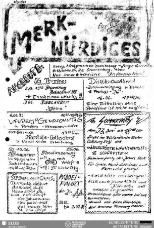 1989,Juni: Merkwürdiges