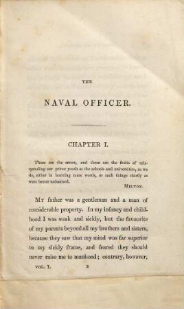 The naval officer : in three volumes. 1