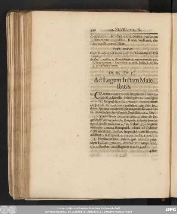 Tit. IV. (IX. 8.) Ad Legem Iuliam Maiestatis.