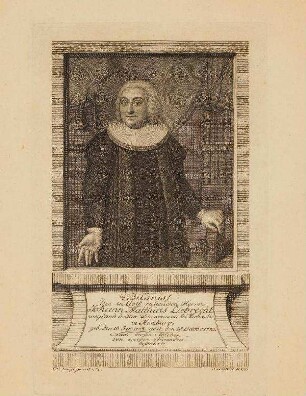Bildnis von Johann Matthias Liebrecht (1738-1775)