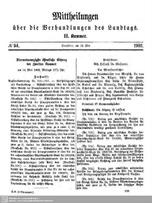 94. Sitzung