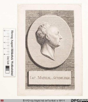 Bildnis Jacob Matthias Schmutzer (Schmuzer)