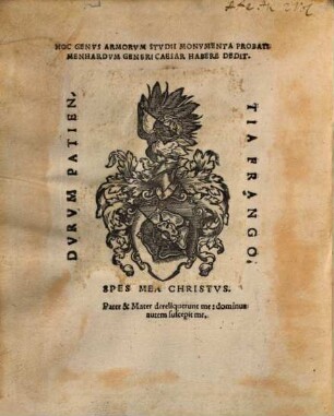 Epistolarum Martini Lutheri, 1. Continens scripta viri Dei, ab 1507 - 1522