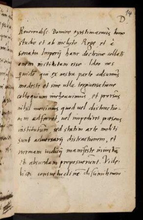 14r-18v, Protestatio, 1.12.1557