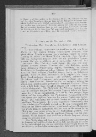 Sitzung am 18. November 1890.