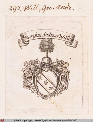 Wappen des Georg Andreas Will