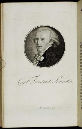 Carl Friedrich Stäudlin. - Maximus Imhof.