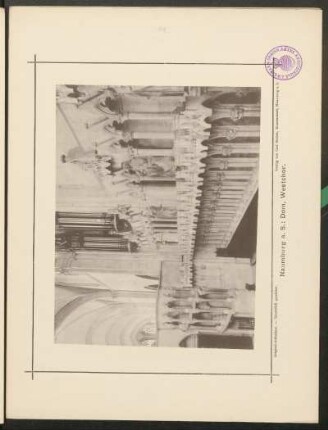 Naumburg a. S.: Dom, Westchor.