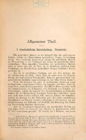 Lehrbuch der gerichtlichen Medicin