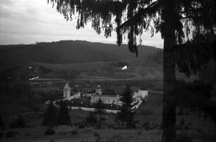 Putna: Kloster, Gesamtansicht von oben