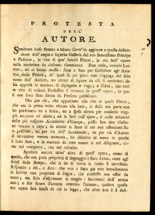 Protesta Dell'Autore