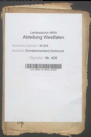 Ablösung einer Zehntrente durch den Lohgerber Callenberg in Castrop