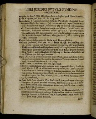 Libri Juridici Futuris Nundinis Prodituri.