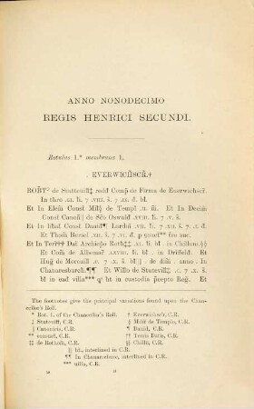 The great roll of the pipe for the ... year of the reign of King Henry the Second, [15]. ... for the nineteenth year of the reign ..., A.D. 1172-3