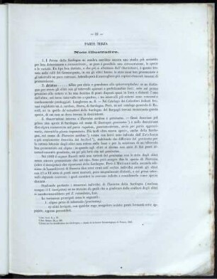 Parte Terza. Note illustrative.