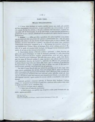 Parte Terza. Note illustrative.