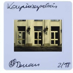 Berlin, Kronprinzenpalais : Eingang, Türen