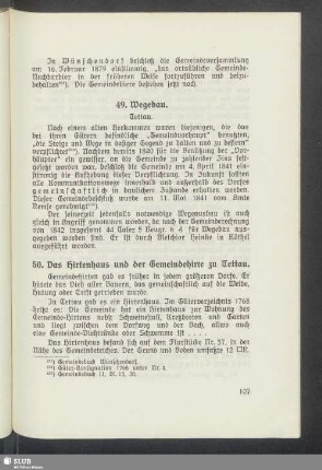50. Das Hirtenhaus und der Gemeindehirte zu Tettau