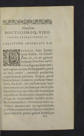 Epistola.