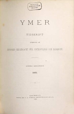 Ymer. 2, 2. 1882