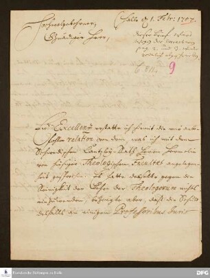 Brief von August Hermann Francke an [Unbekannt].