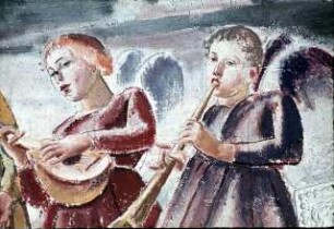 Musizierende Engelsgruppe