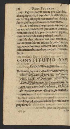 Constitutio XXVI.