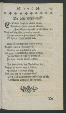Die böse Gesellschafft