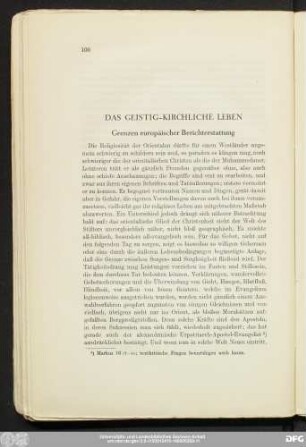 Das Geistig-Kirchliche Leben