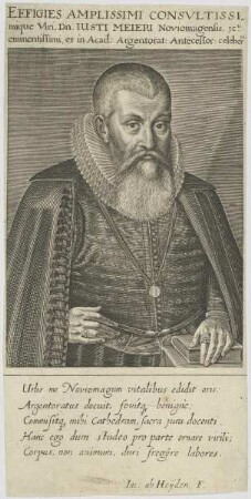 Bildnis des Iustus Meierus