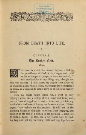 From death into life: or twenty years of my ministry : By W. Haslam