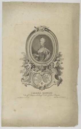 Bildnis der Carolina Mathilda, Dania Regina