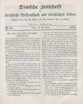 267-268 Von Seiten Eines Hohen Evangelischen Oberkirchenraths